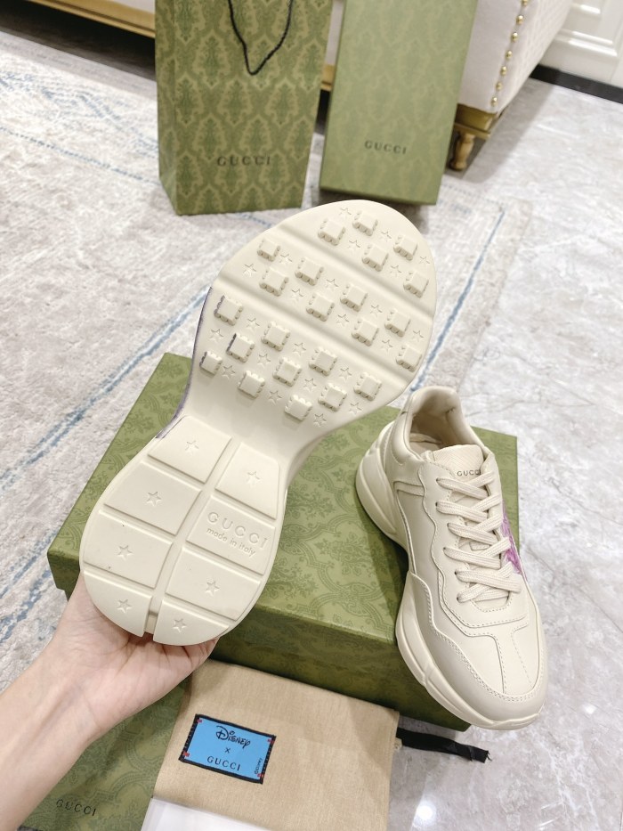 Gucci Mens Shoes Sneakers Luxury Brand Men's GG Rhyton sneaker with Original Box 703810 DRW00 9522