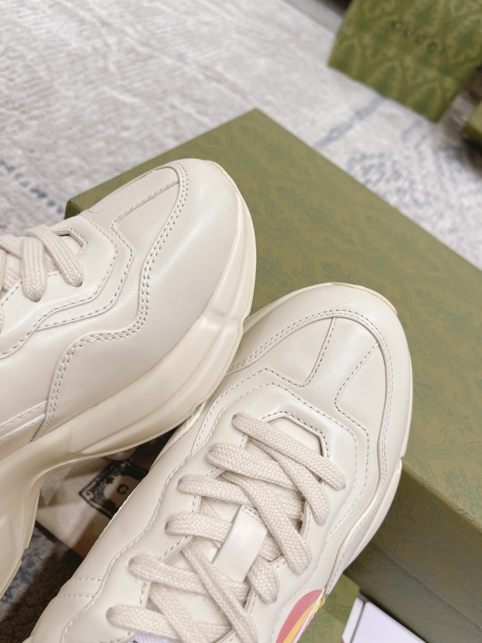 Gucci Mens Shoes Sneakers Luxury Brand Men's GG Rhyton sneaker with Original Box 692931 DRW00 9522
