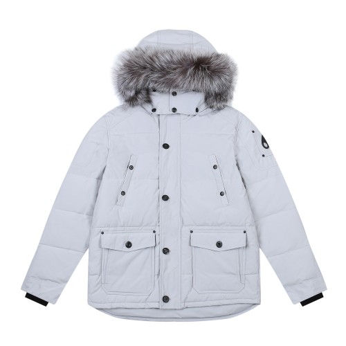 Moose Knuckles Design Mens Womens Winter Windprood Down Jackets Keep Warm 90% White Duck Down Thick