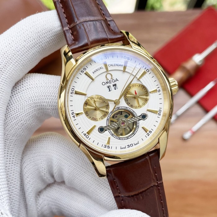 Omega Mens Watch Luxury Brand Design Fashion Type with Original Box