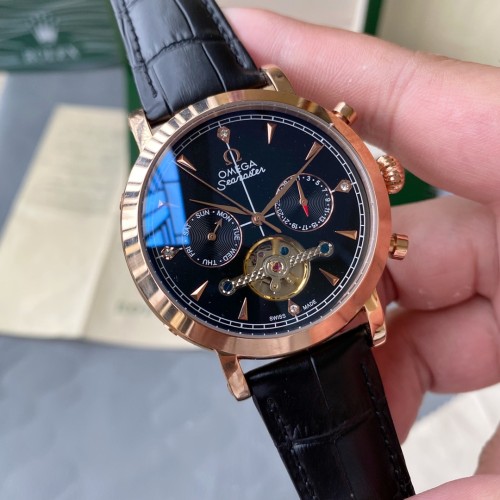 Omega Mens Watch Luxury Brand Design Fashion Type with Original Box