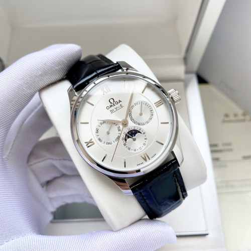 Omega Mens Watch Luxury Brand Design Fashion Type with Original Box
