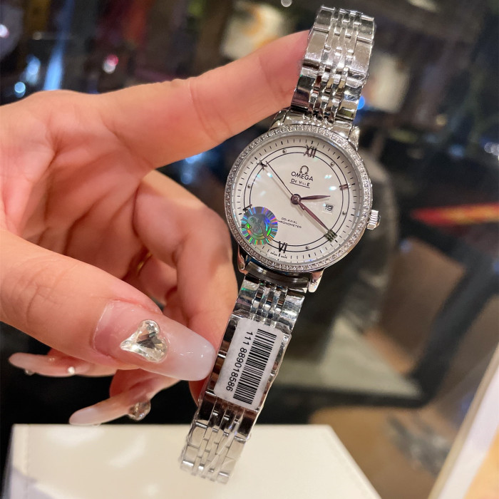 Omega Womens Watch Luxury Brand Design Fashion Type with Original Box