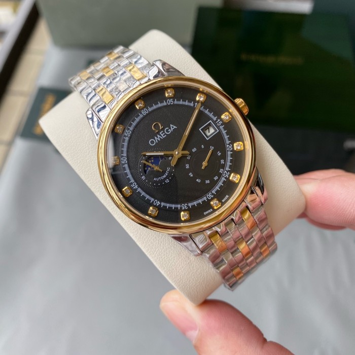 Omega Mens Watch Luxury Brand Design Fashion Type with Original Box