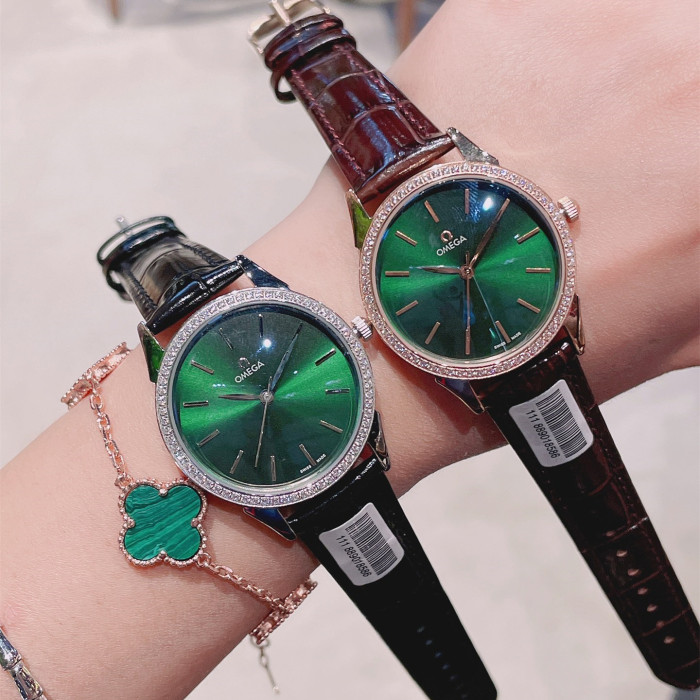 Omega Womens Watch Luxury Brand Design Fashion Type with Original Box