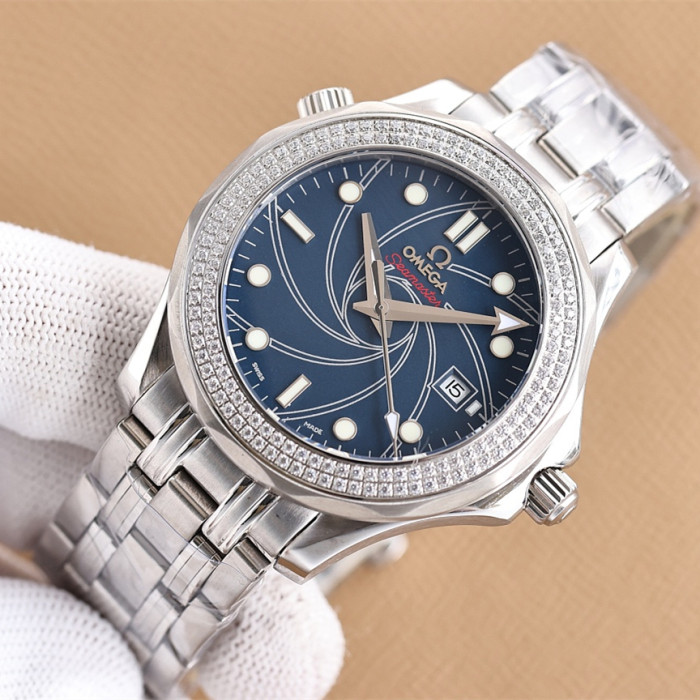 Omega Mens Watch Luxury Brand Design Fashion Type with Original Box