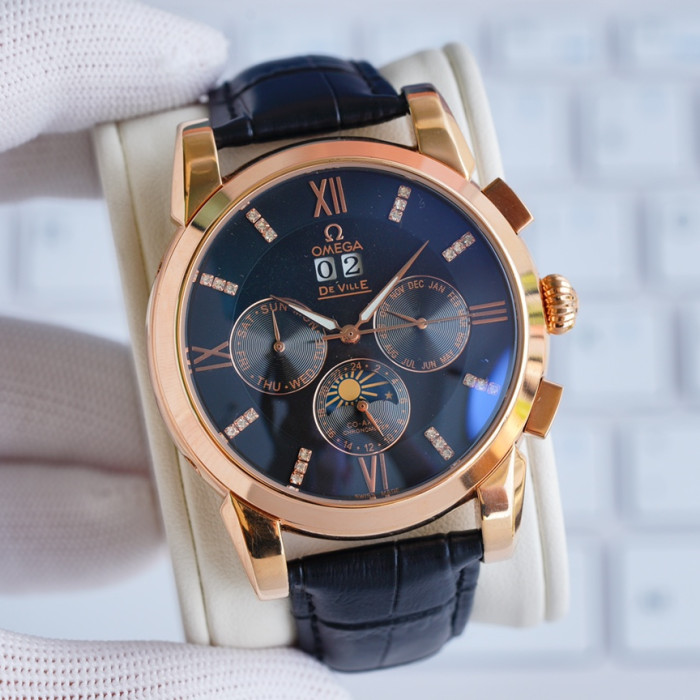 Omega Mens Watch Luxury Brand Design Fashion Type with Original Box