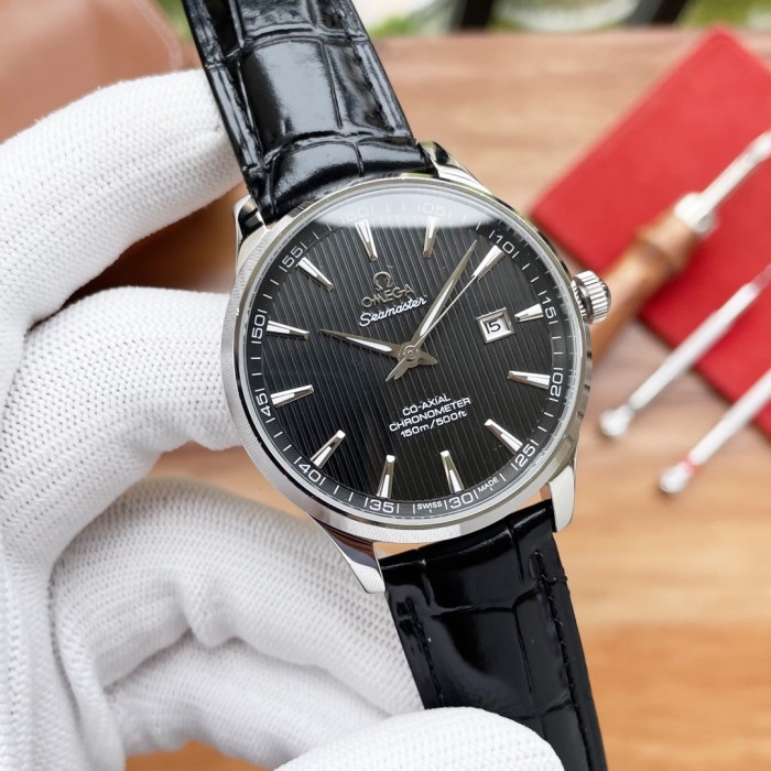 Omega Mens Watch Luxury Brand Design Fashion Type with Original Box