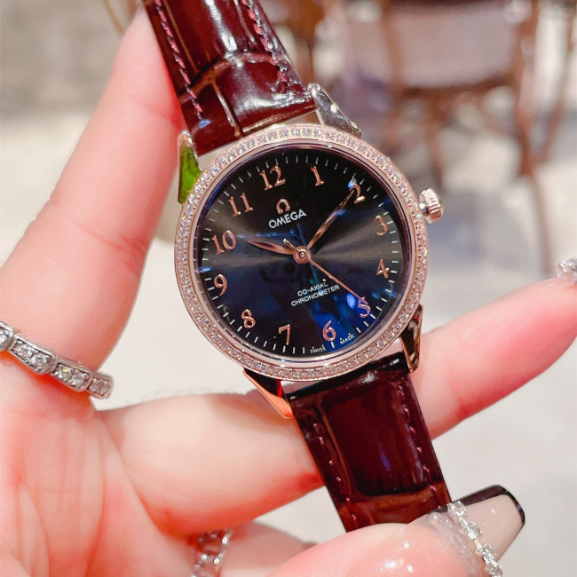 Omega Womens Watch Luxury Brand Design Fashion Type with Original Box
