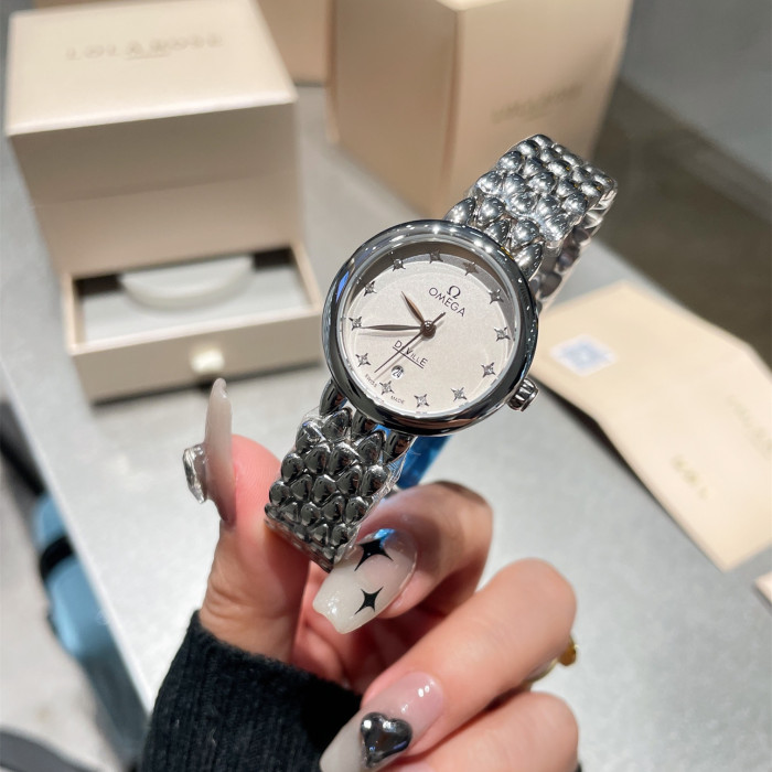 Omega Womens Watch Luxury Brand Design Fashion Type with Original Box