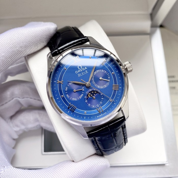 Omega Mens Watch Luxury Brand Design Fashion Type with Original Box