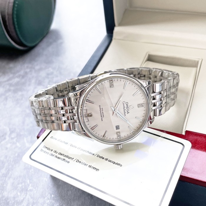 Omega Mens Watch Luxury Brand Design Fashion Type with Original Box