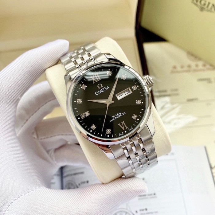 Omega Mens Watch Luxury Brand Design Fashion Type with Original Box