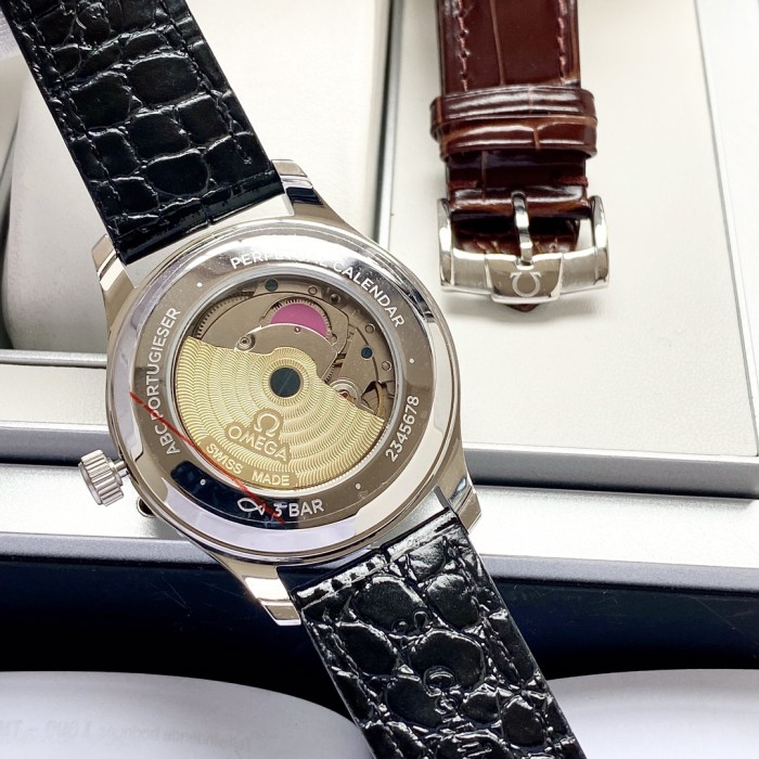 Omega Mens Watch Luxury Brand Design Fashion Type with Original Box