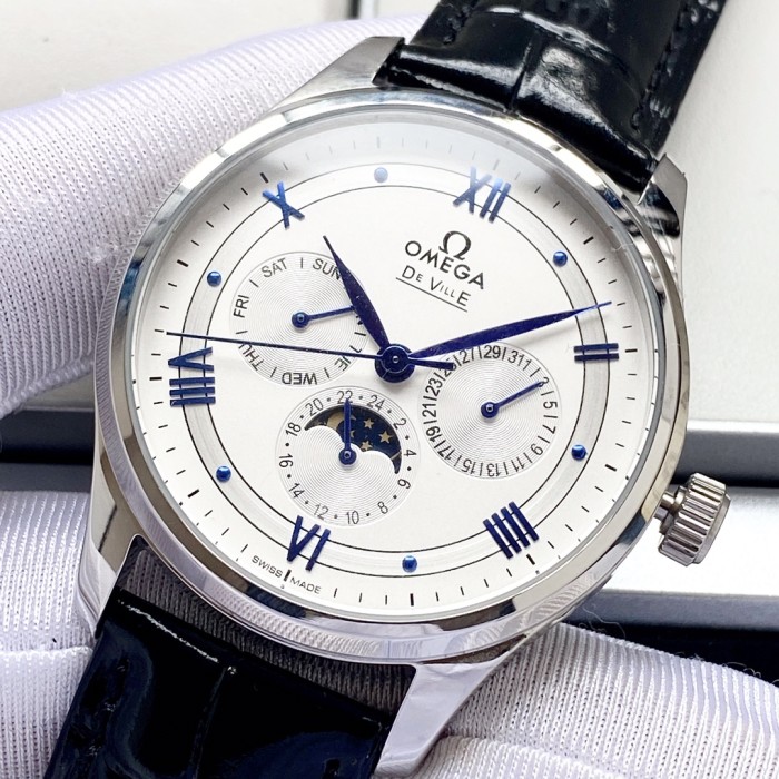 Omega Mens Watch Luxury Brand Design Fashion Type with Original Box