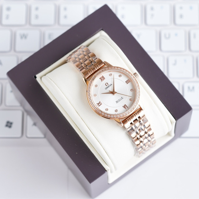 Omega Womens Watch Luxury Brand Design Fashion Type with Original Box