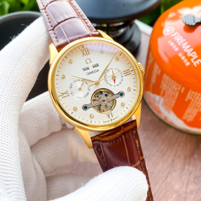 Omega Mens Watch Luxury Brand Design Fashion Type with Original Box