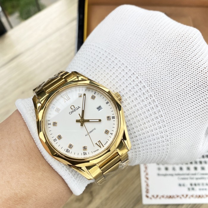 Omega Mens Watch Luxury Brand Design Fashion Type with Original Box