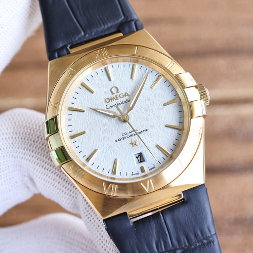 Omega Mens Watch Luxury Brand Design Fashion Type with Original Box Constellation Gents