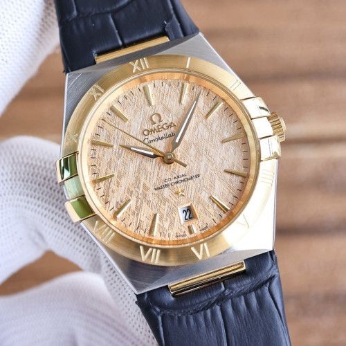 Omega Mens Watch Luxury Brand Design Fashion Type with Original Box Constellation Gents