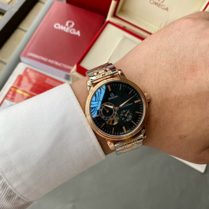 Omega Mens Watch Luxury Brand Design Fashion Type with Original Box
