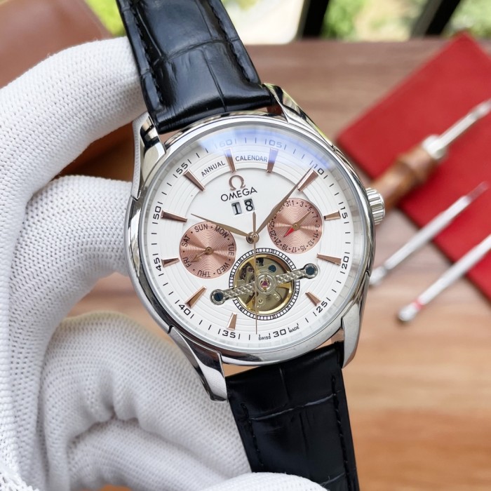 Omega Mens Watch Luxury Brand Design Fashion Type with Original Box