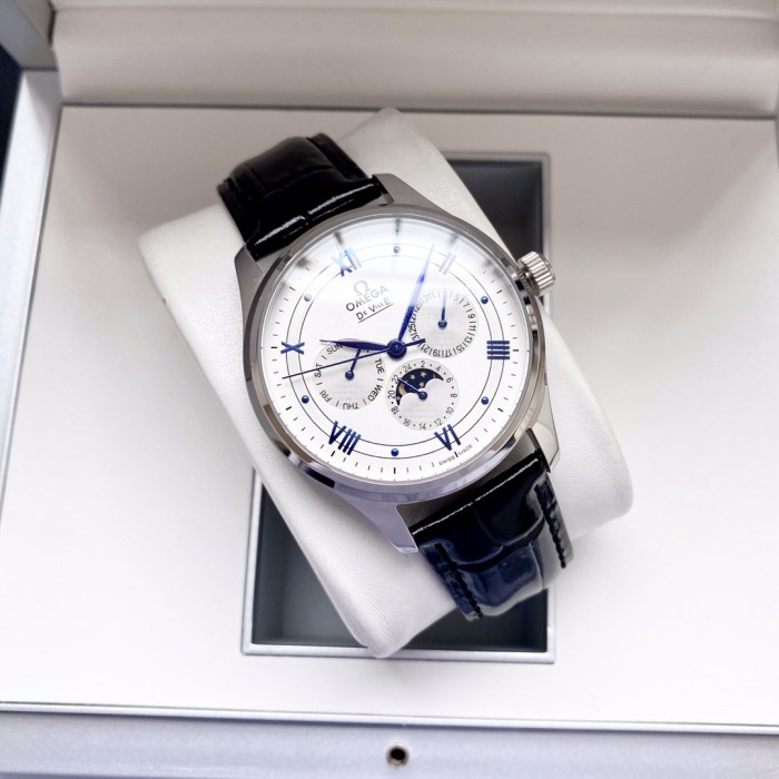 Omega Mens Watch Luxury Brand Design Fashion Type with Original Box