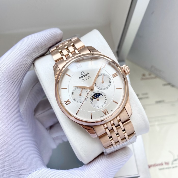 Omega Mens Watch Luxury Brand Design Fashion Type with Original Box
