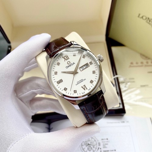 Omega Mens Watch Luxury Brand Design Fashion Type with Original Box