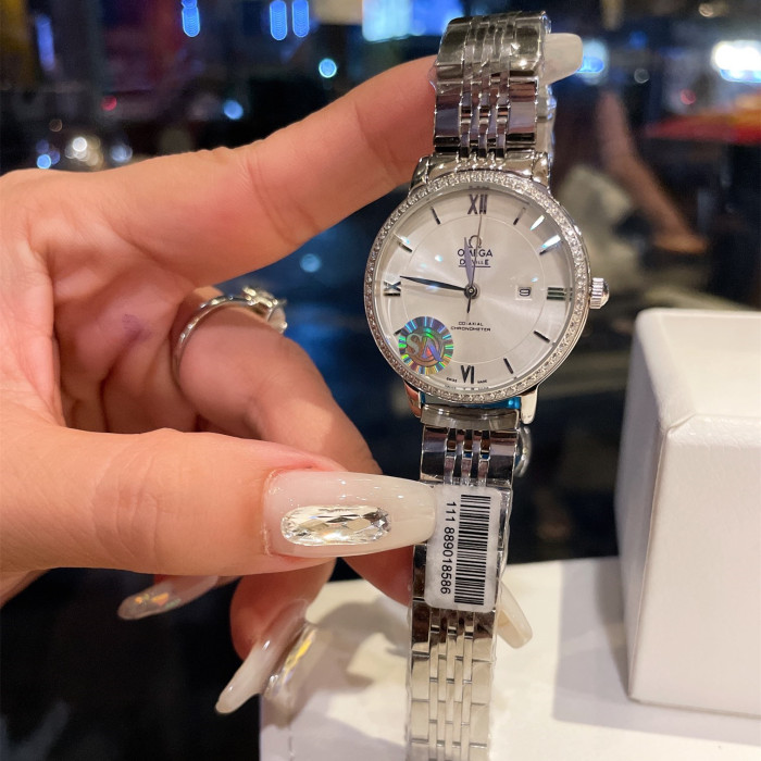 Omega Womens Watch Luxury Brand Design Fashion Type with Original Box