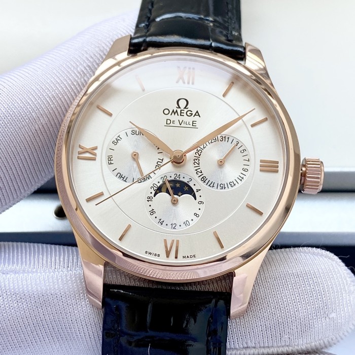 Omega Mens Watch Luxury Brand Design Fashion Type with Original Box