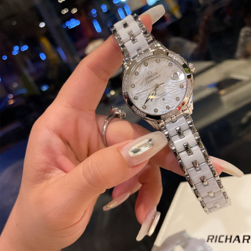 Omega Womens Watch Luxury Brand Design Fashion Type with Original Box
