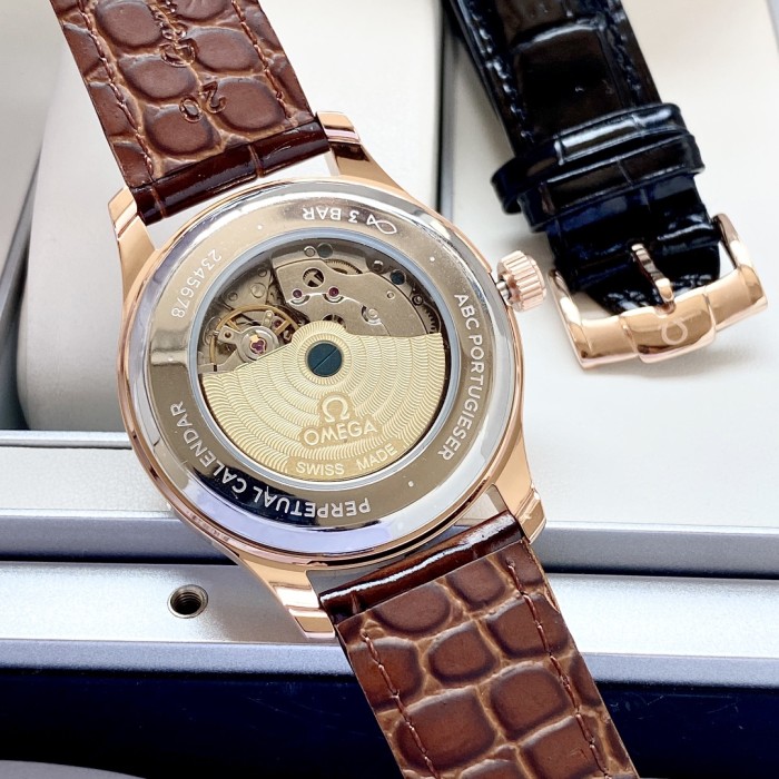 Omega Mens Watch Luxury Brand Design Fashion Type with Original Box