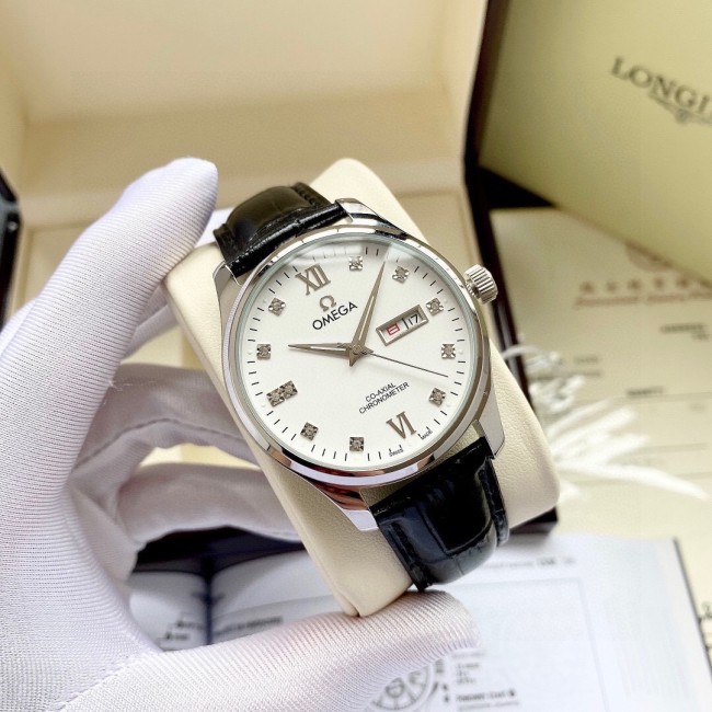 Omega Mens Watch Luxury Brand Design Fashion Type with Original Box