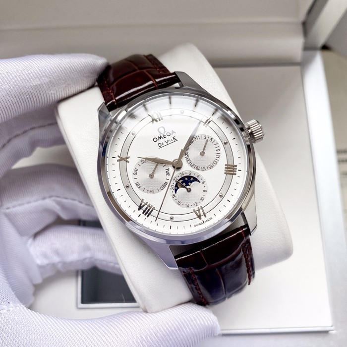 Omega Mens Watch Luxury Brand Design Fashion Type with Original Box