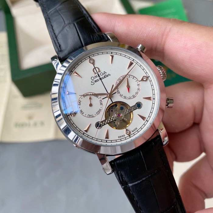 Omega Mens Watch Luxury Brand Design Fashion Type with Original Box