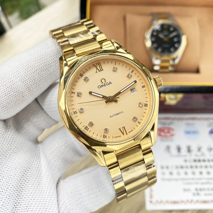 Omega Mens Watch Luxury Brand Design Fashion Type with Original Box