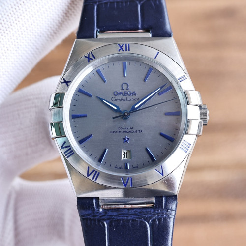Omega Mens Watch Luxury Brand Design Fashion Type with Original Box Constellation Gents
