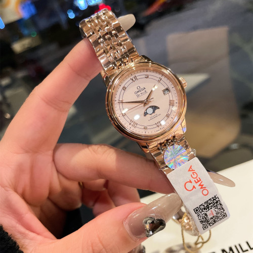 Omega Womens Watch Luxury Brand Design Fashion Type with Original Box