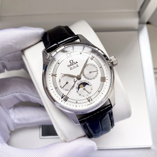 Omega Mens Watch Luxury Brand Design Fashion Type with Original Box