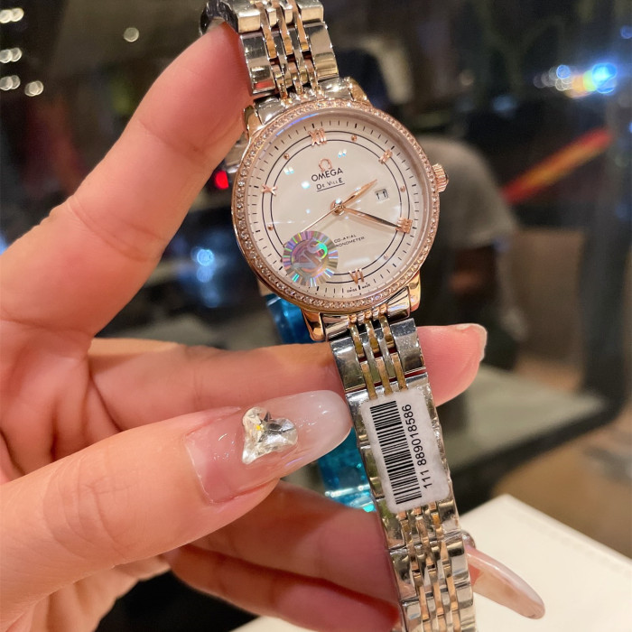 Omega Womens Watch Luxury Brand Design Fashion Type with Original Box