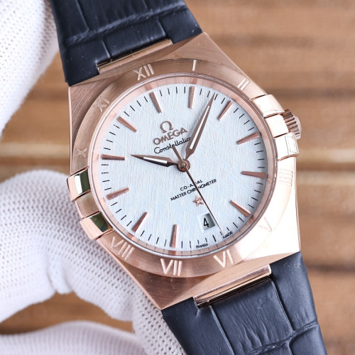 Omega Mens Watch Luxury Brand Design Fashion Type with Original Box Constellation Gents
