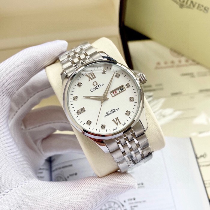 Omega Mens Watch Luxury Brand Design Fashion Type with Original Box