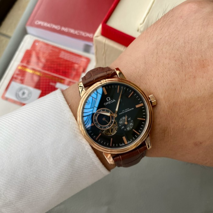 Omega Mens Watch Luxury Brand Design Fashion Type with Original Box