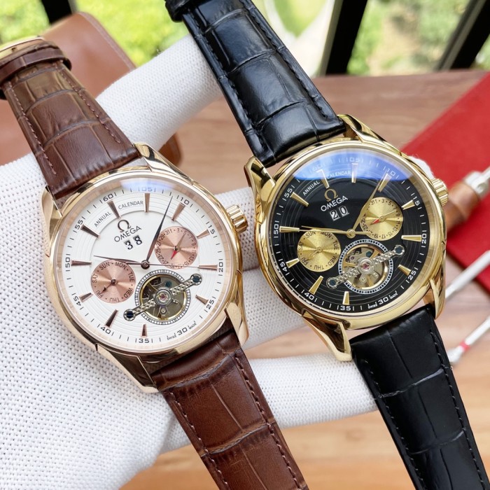Omega Mens Watch Luxury Brand Design Fashion Type with Original Box