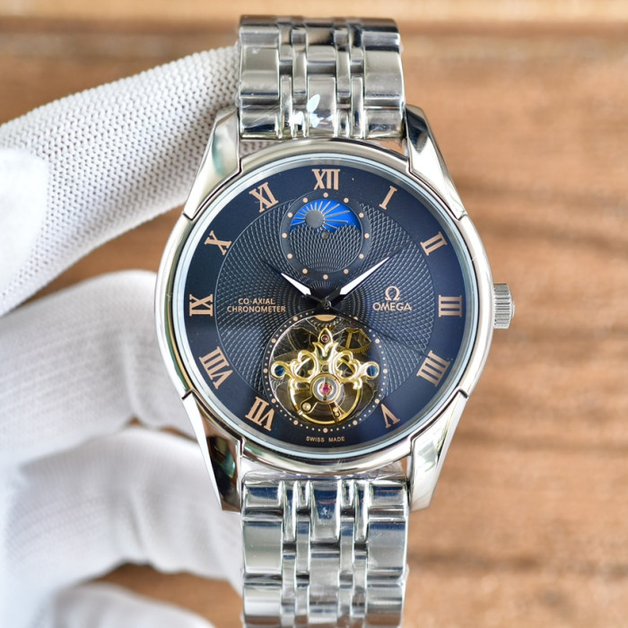 Omega Mens Watch Luxury Brand Design Fashion Type with Original Box