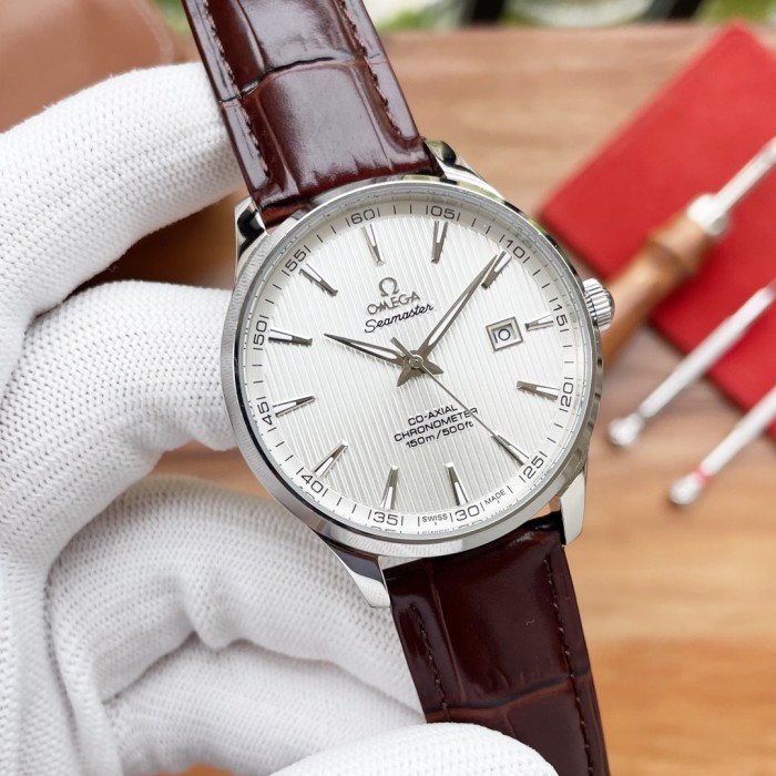 Omega Mens Watch Luxury Brand Design Fashion Type with Original Box