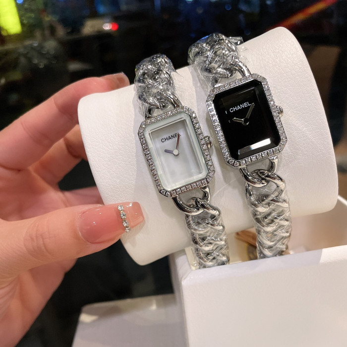 Chanel Womens Watch Luxury Brand Design Fashion Type with Original Box PREMIÈRE CHAÎNE
