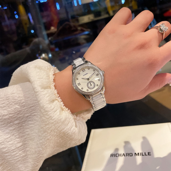 Chanel Womens Watch Luxury Brand Design Fashion Type with Original Box