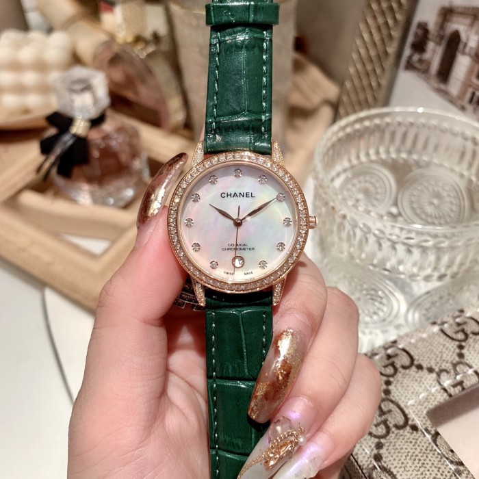 Chanel Womens Watch Luxury Brand Design Fashion Type with Original Box